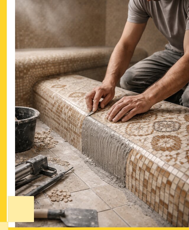 Плитка для хамама под ключ в Кемерово от 3642 р. | ЭриданКмр