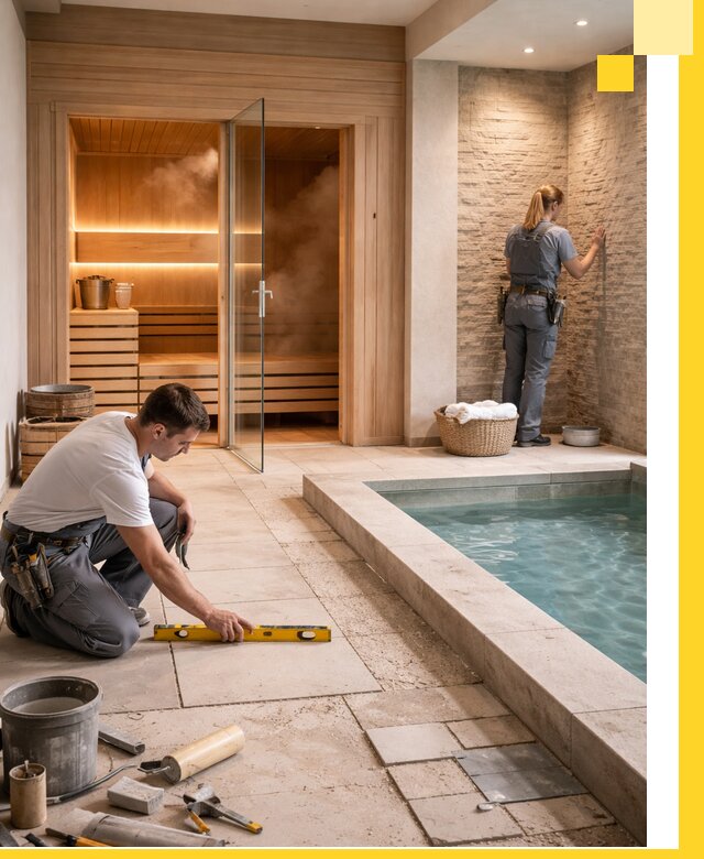 Комплексный дизайн и отделка интерьеров SPA под ключ в Кемерово